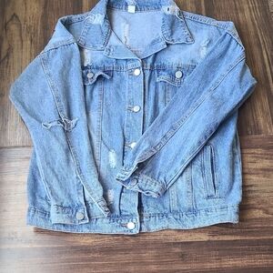 Women's Blue Denim Jean Jacket